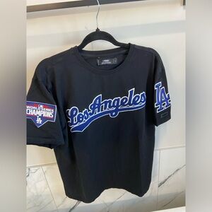 LA Dodgers Championship Patch TShirt